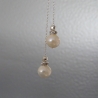 Collier Cravate Argent Perles d'eau douce
