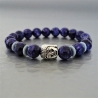 Bracelet perles Lapis-Lazuli et Buddha