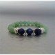 Bracelet perles lapis-lazuli et Aventurine
