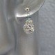 Boucles d'Oreilles Argent Perles "Diamant"