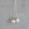 Boucles Pendantes Perles d'eau