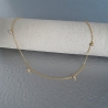Collier mini solitaires Pampilles