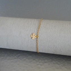 Bracelet  Trèfle plaqué or