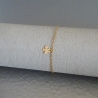 Bracelet  Trèfle plaqué or