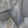 Boucles  Pendantes  3 Perles Argent