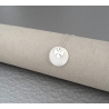Collier Pastille nacre et trèfle  argent