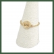Bague Chaînette Love et strass