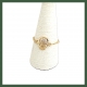Bague Chaînette  Mini Losange strass