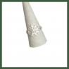 Bague Arabesque fleur Argent