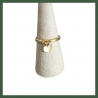 Bague ajustable mini cœur
