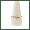 Bague Chaînette  Mini Croix strass