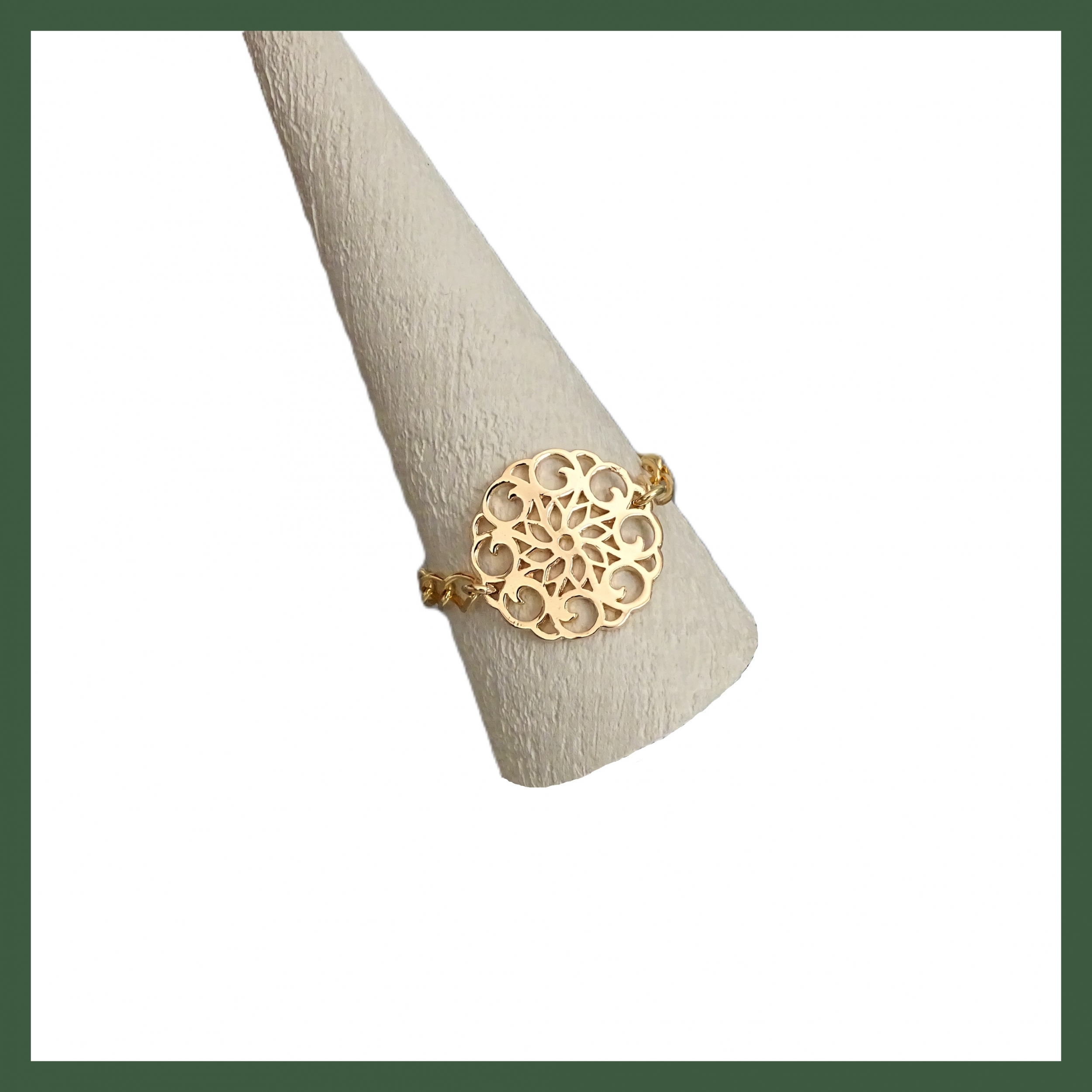 Bague Arabesque fleur