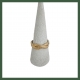 Bague ajustable pastilles plaqué or