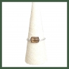 Bague Chaînette Quartz fumé