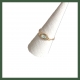 Bague Chaînette  zirconium ovale vert d'eau
