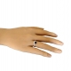 Bague anneau ajustable lapis lazuli