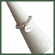 Bague pastille gravée Star