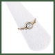 Bague chaînette solitaire  5 mm