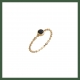 Bague chaînette Onyx