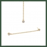 Boucles  Pendantes chaîne Solitaires