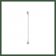 Boucles d'Oreilles Pendant chaîne Argent  Motif Trèfle