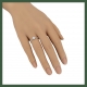 Bague Chainette mini zirconium et strass