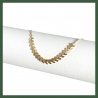 Collier  épi de blé plaqué or