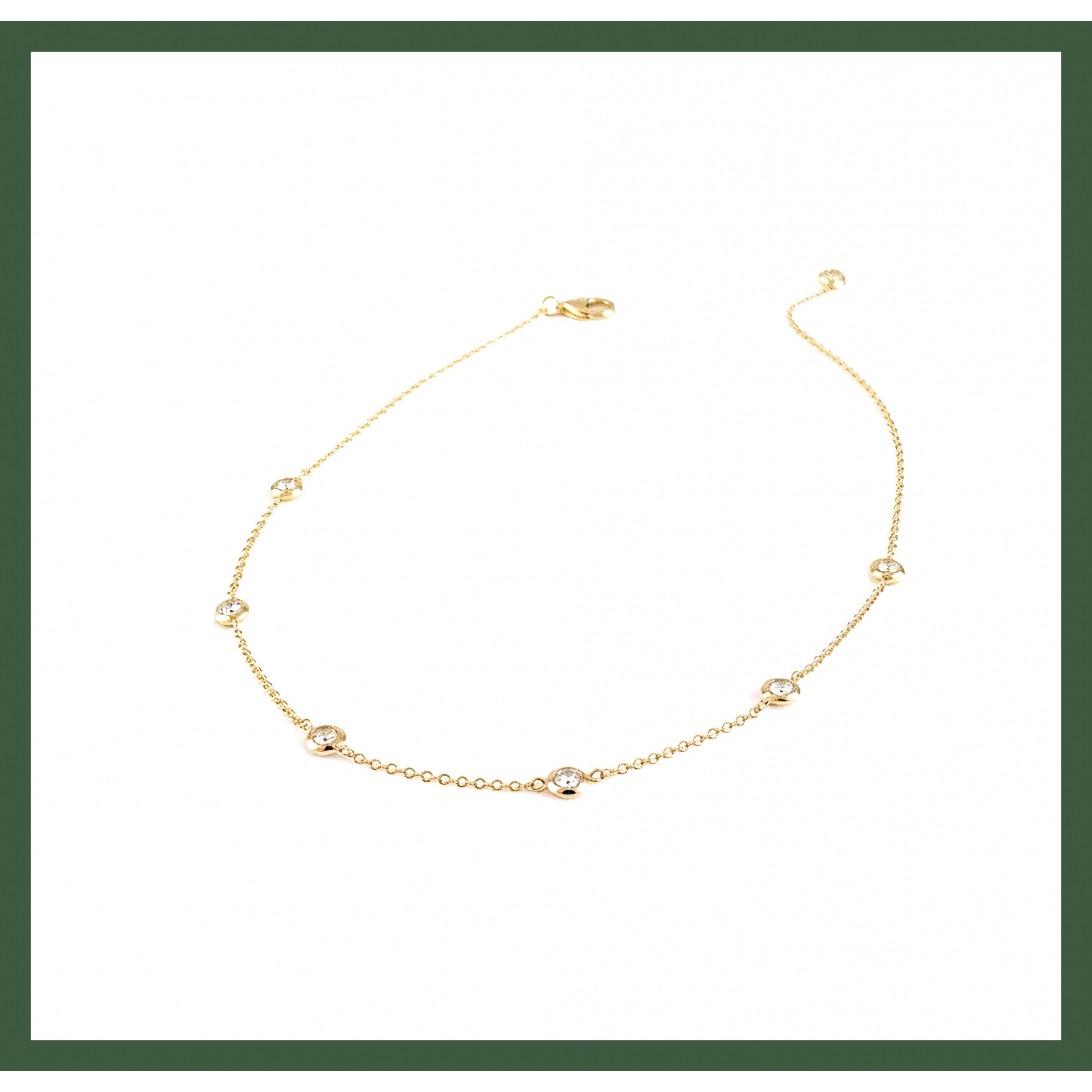 Collier mini solitaires art paris design