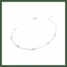 Collier mini  solitaires