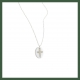 Collier Pastille nacre et croix argent