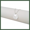 Collier Pastille nacre et étoile argent