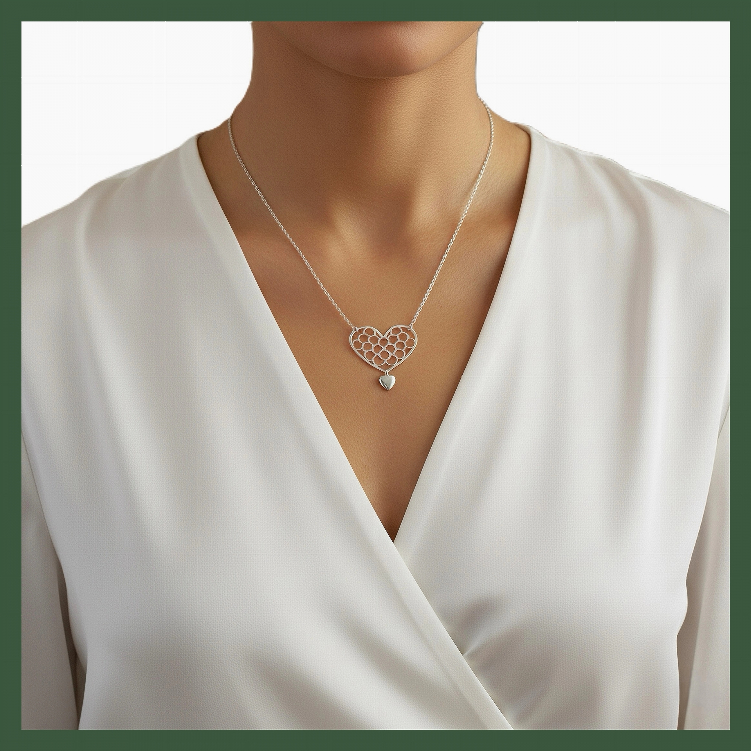 Collier Chaîne Argent Perle Argent