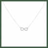 Collier infini strassé