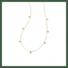 Collier mini solitaires Pampilles