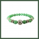 Bracelet perles Aventurine et Perle argent Tibétain