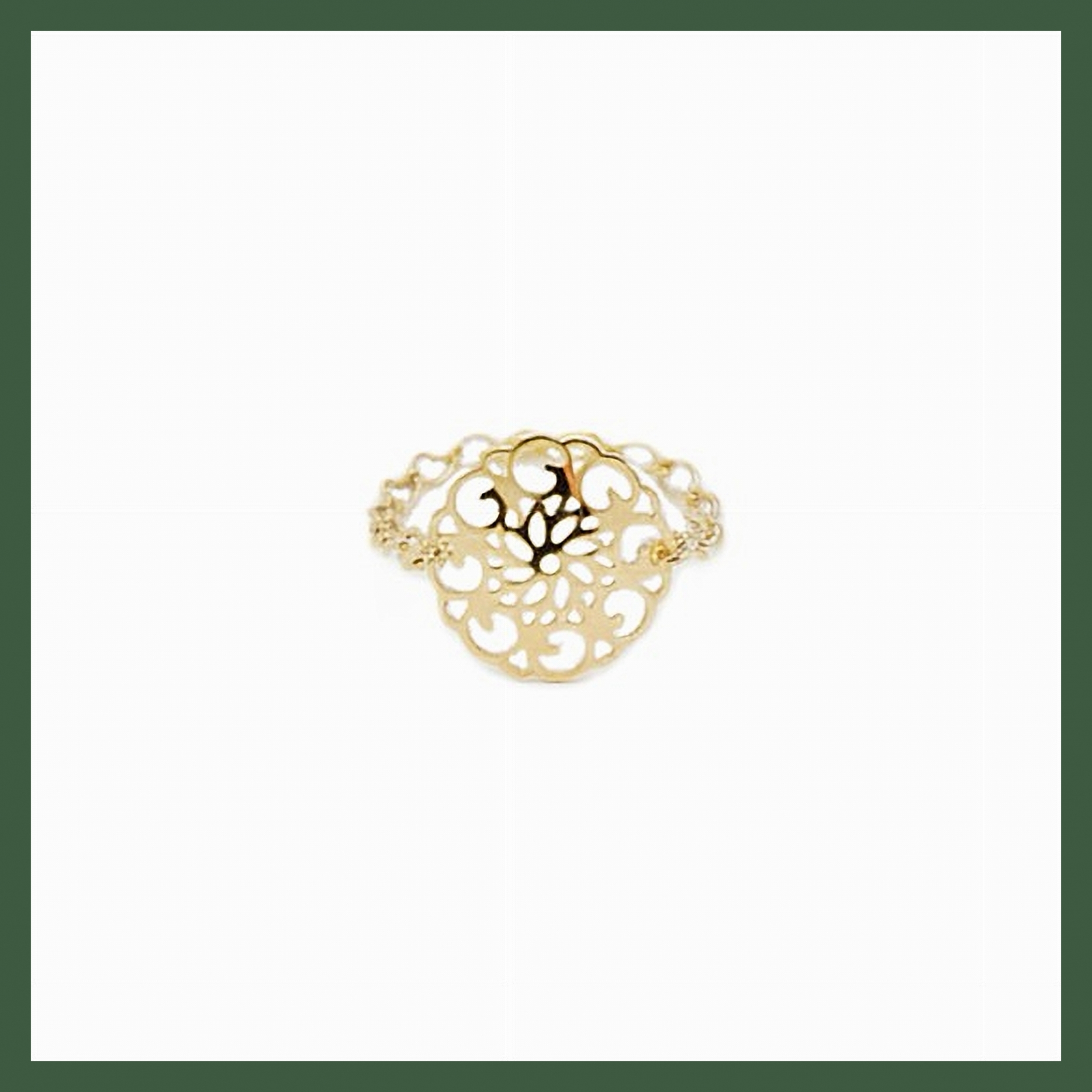 Bague Arabesque fleur
