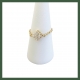 Bague Chaînette  Mini Losange strass