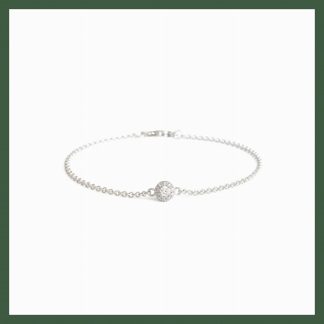 Bracelet  solitaire mini strass