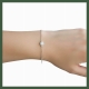 Bracelet  solitaire mini strass