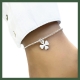 Bracelet Chaîne Argent Breloque Trèfle 