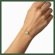 Bracelet  solitaire céladon