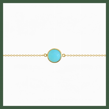 Bracelet  solitaire turquoise