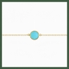 Bracelet  solitaire turquoise