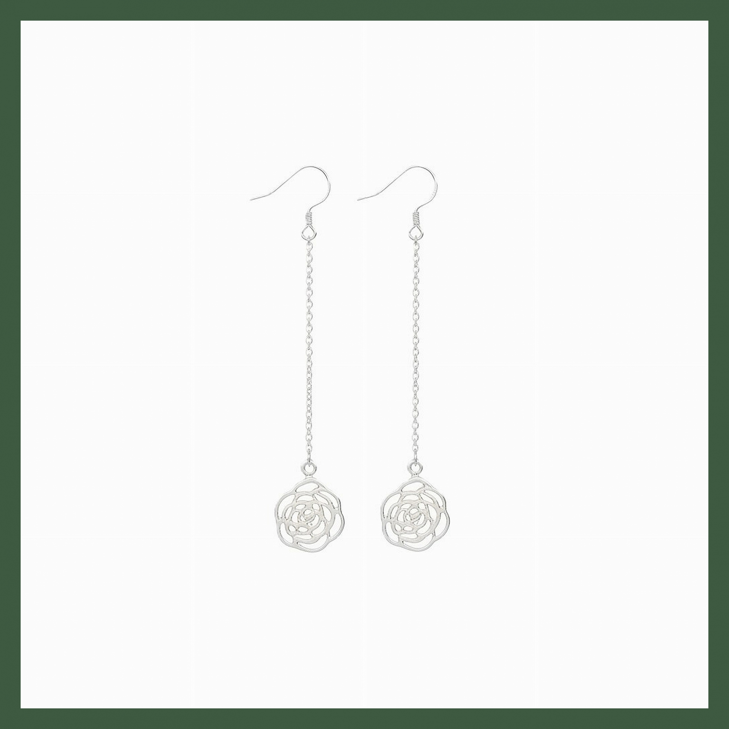 Boucles Pendantes Fleur