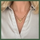 Collier Lien d'Amour quartz fumé